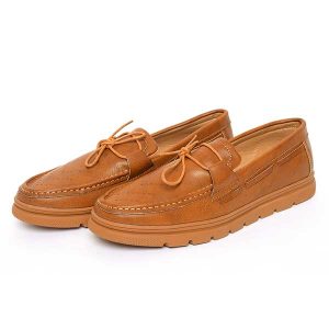 حذاء رجالي جلد صناعي نعل كوتشي جملي