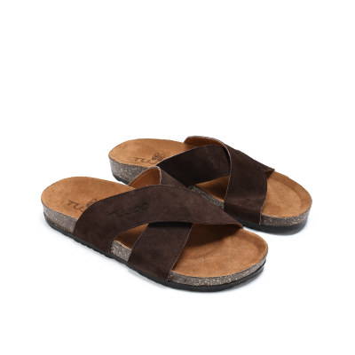 شبشب رجالى - جلد طبيعى